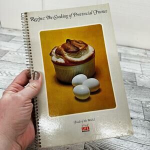 Time Life Cooking Provincial France Cookbook Foods‎ Of World Recipes Spiral 1968